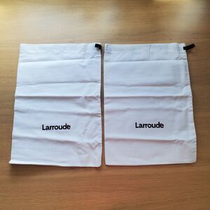 NEW Larroude Shoe Dust Bag Set